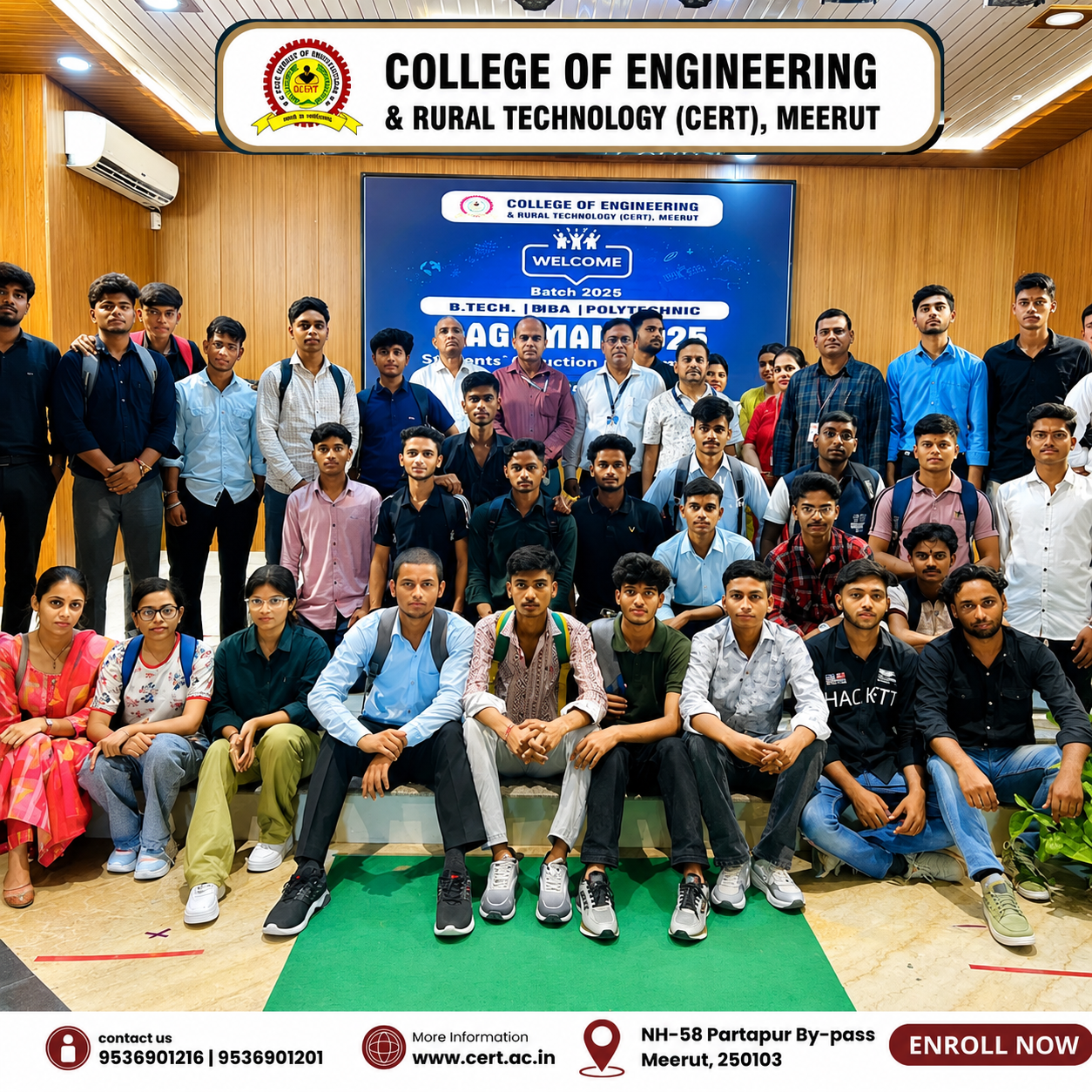 Aagman Fresher Party at CERT College Meerut