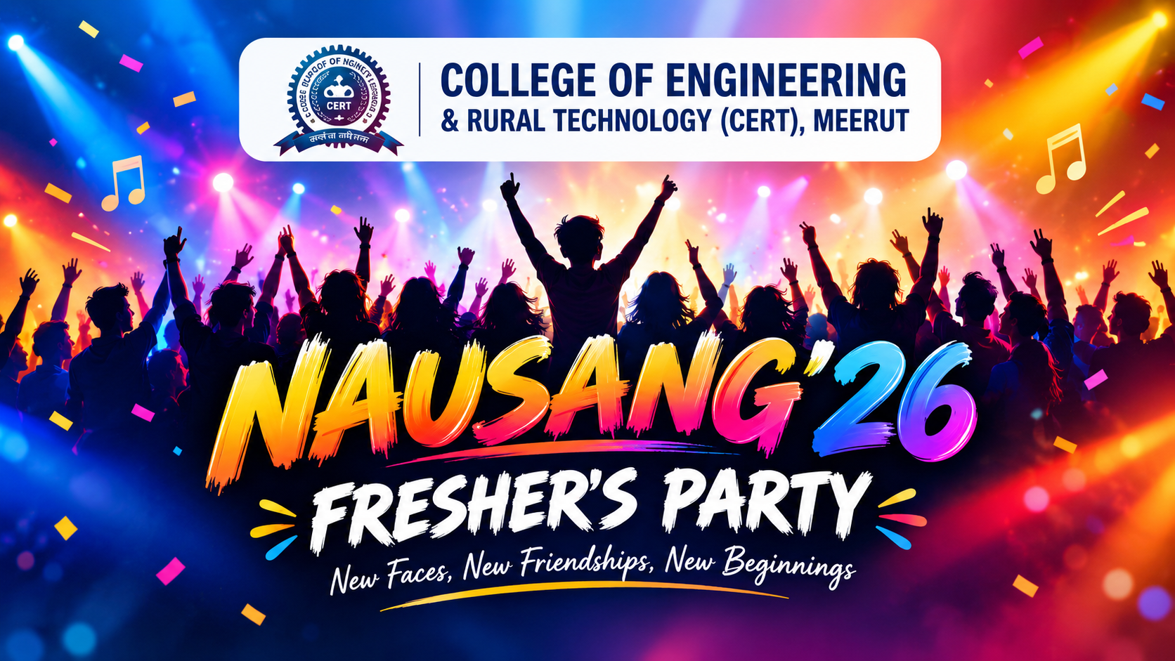 Navsang ’26 Fresher Party: A Grand Welcome to the New Beginning